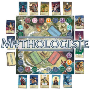 Mythologiste illustration jeu de société