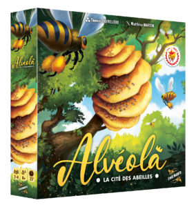 boite de jeu de société alvéola illustration