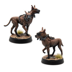Death dog, chien du trépas, peinture et impression 3D figurine donjons et dragons