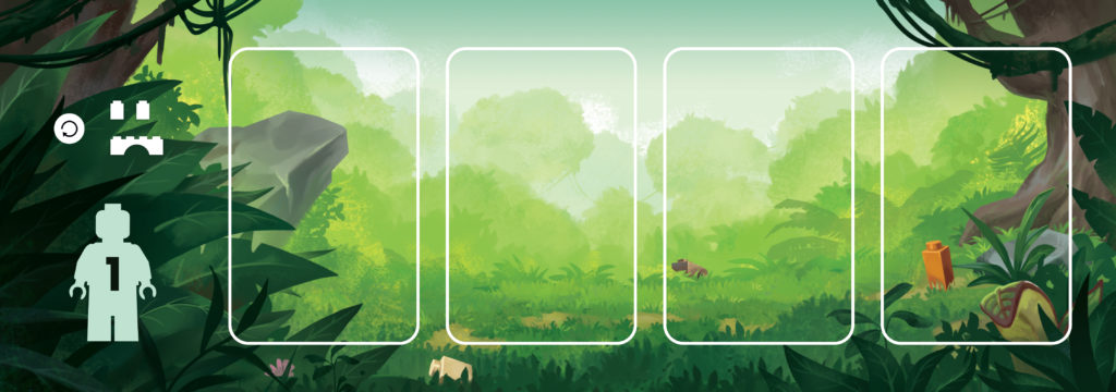 player board monkey palace illustration