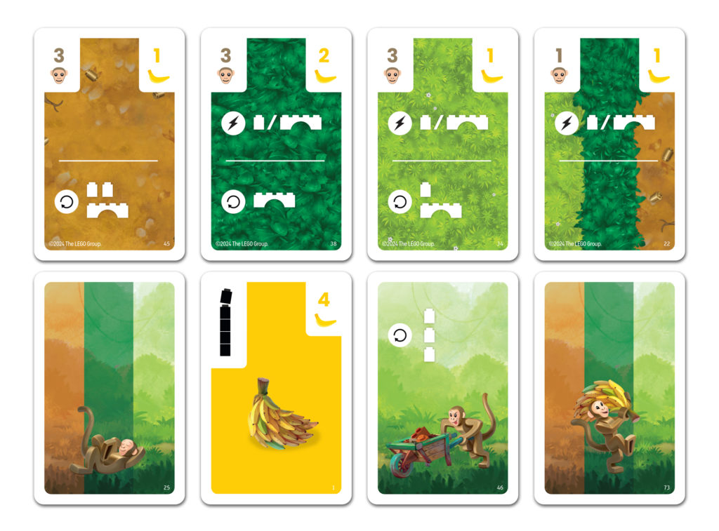 cards board game monkey palace illustration