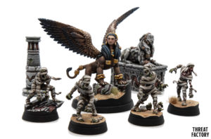 figurines miniatures sphinx momies painted d&d dungeons and dragons sculpture et impression 3D