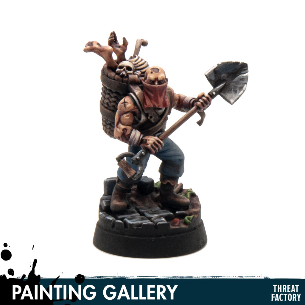 gravedigger painted impression 3D figurine