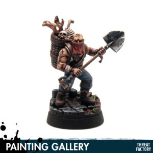 gravedigger painted impression 3D figurine