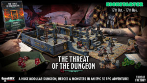 The Threat of the Dungeon full preview sur table de jeu