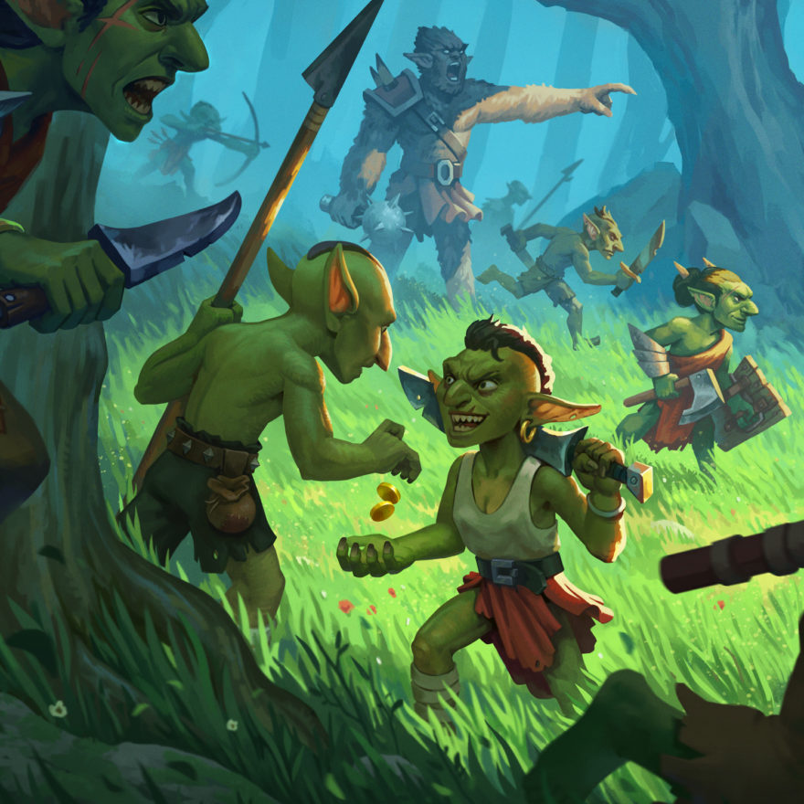 Cover art fantasy gobelins