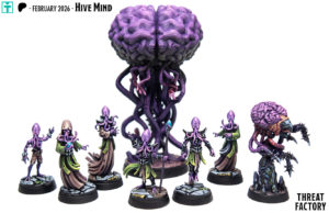 figurines mind flayers sculpture et impression 3D, peinture. De Threat Factory