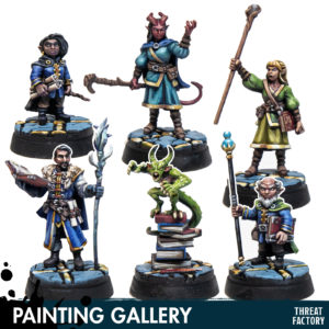 Mages, figurines sculpture impression 3D et peinture