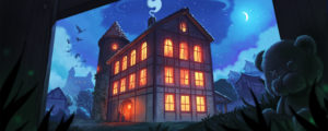 ophelinat illustration landscape decor de nuit